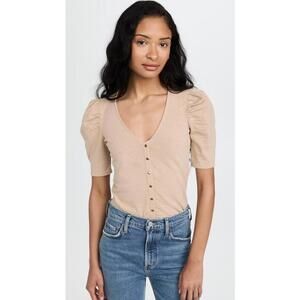 NATION LTD  peyton femme button up toasted marshmallow size XXL NWT $150 msrp